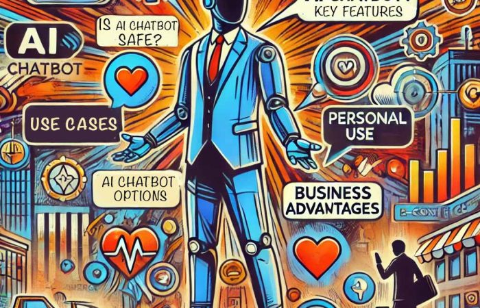 AI chatbot highlights its functions, safety measures, and benefits for personal and business use.